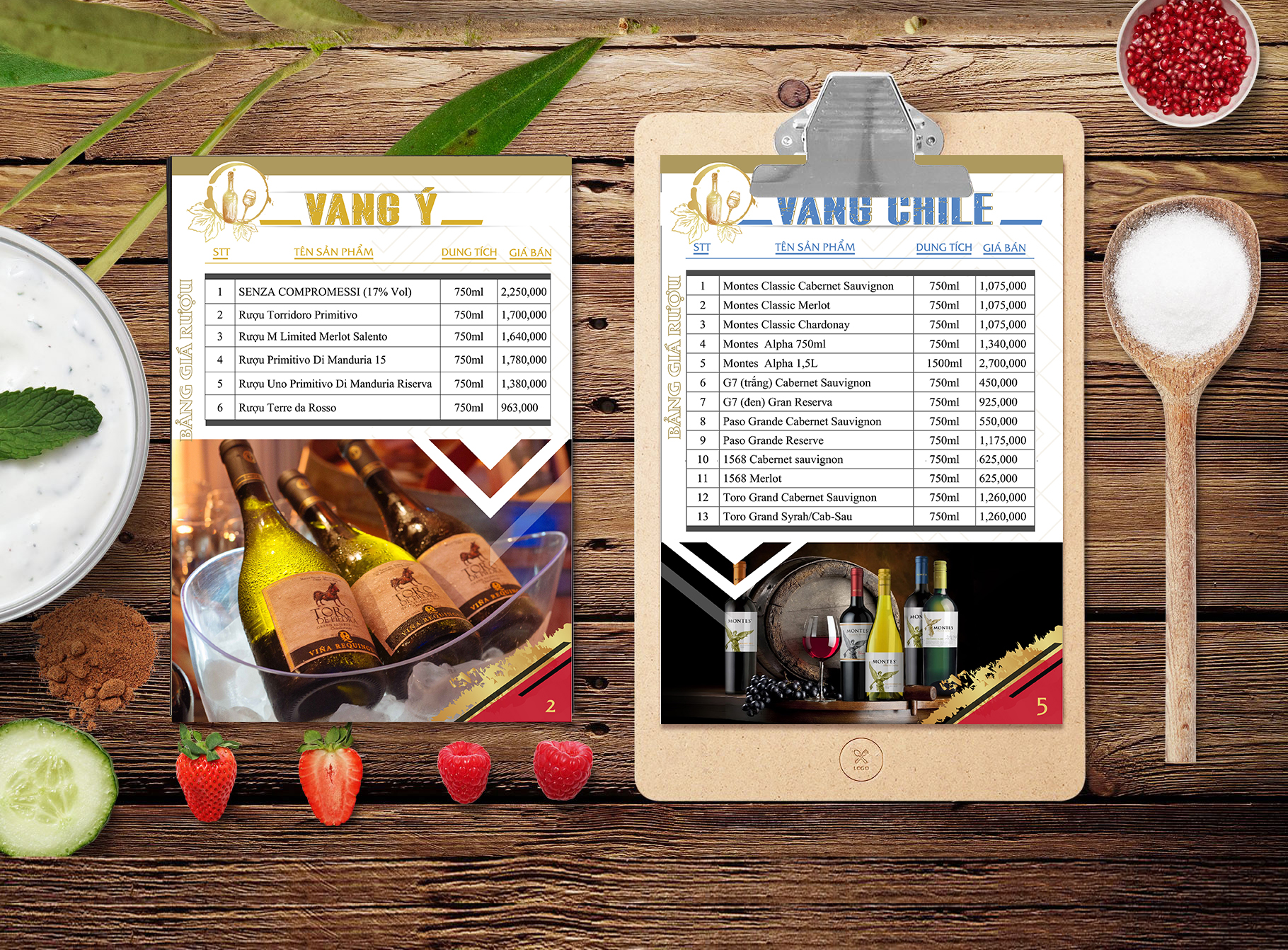 Catalogue Rượu Hải Cảng