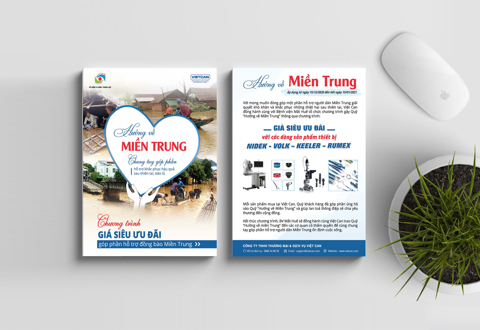 Truyền thông sự kiện bán hàng "Hướng về miền trung" _ Công ty Việt Can