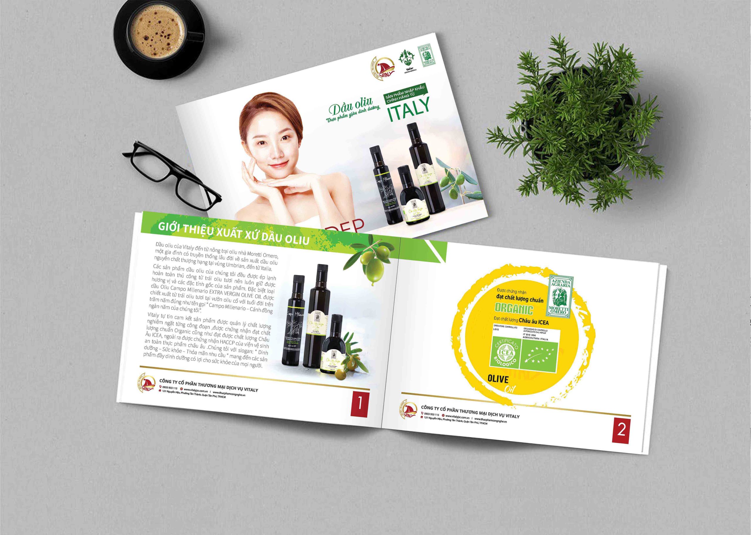 Xây dựng và phát triển Brand Thực phẩm quả Óc chó, Dầu Oliu - Vitaly