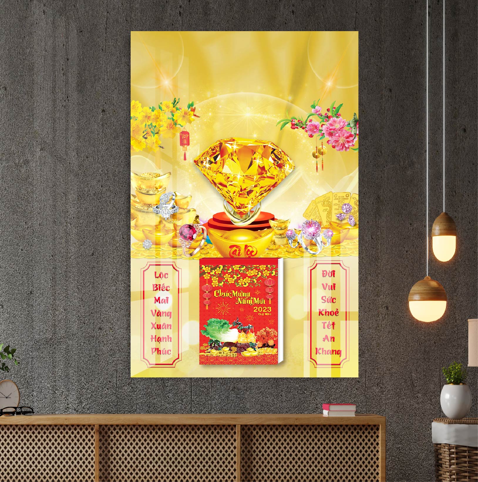 LỊCH TRÁNG GƯƠNG – KIM CƯƠNG, VÀNG, BẠC