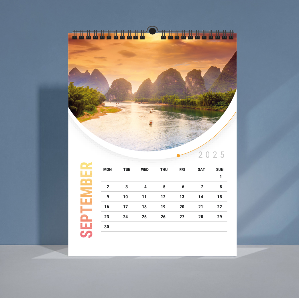 Lịch phong cảnh - 7 tờ in 2 mặt