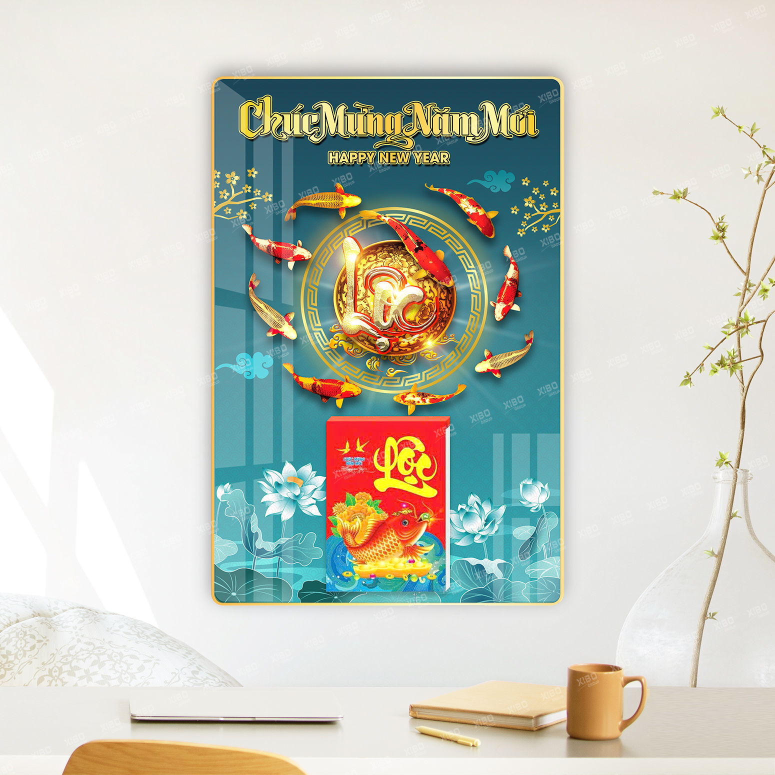 CÁ LỘC_LỊCH GỖ TRÁNG GƯƠNG