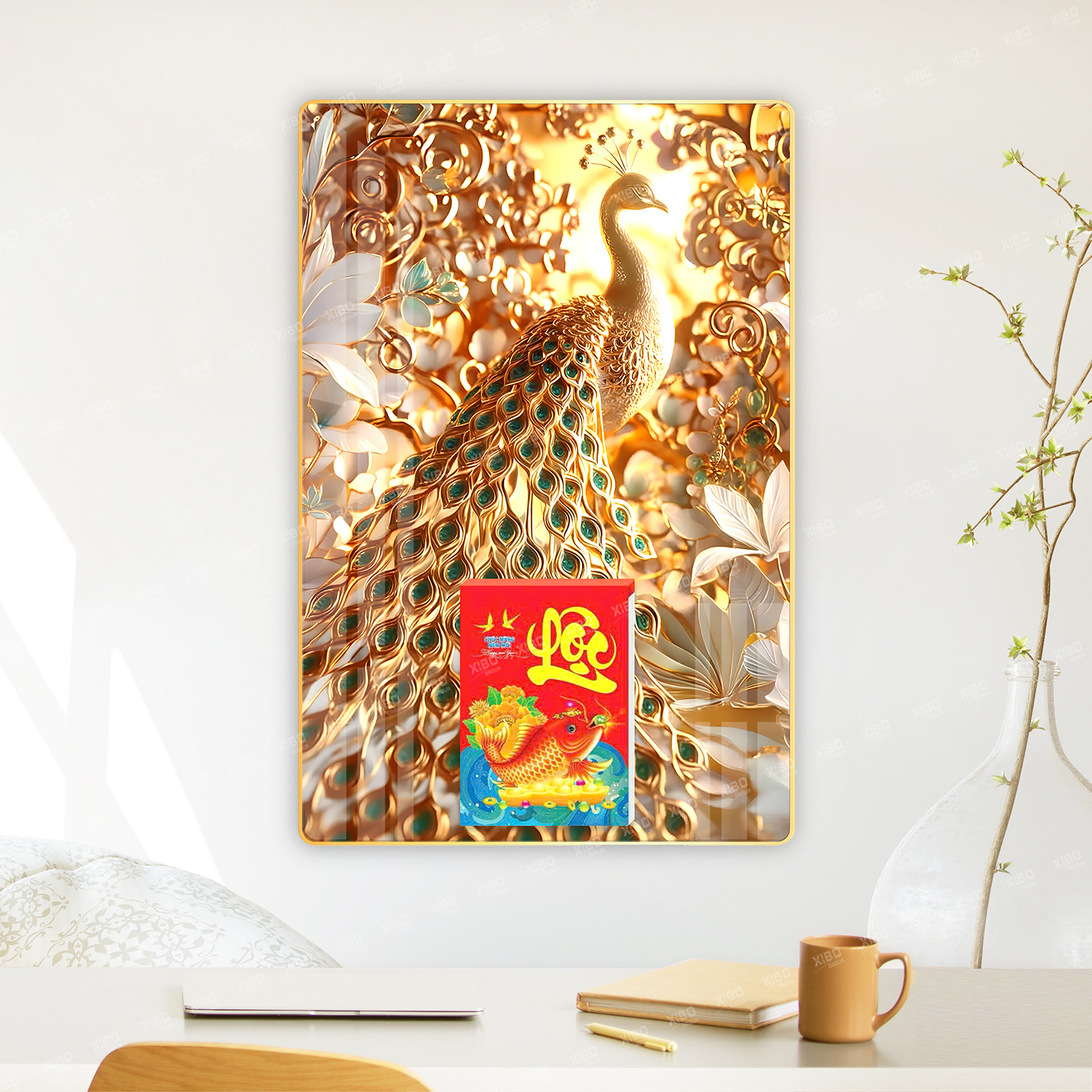 PHONG CẢNH _ 30 MẪU LỊCH GỖ TRÁNG GƯƠNG