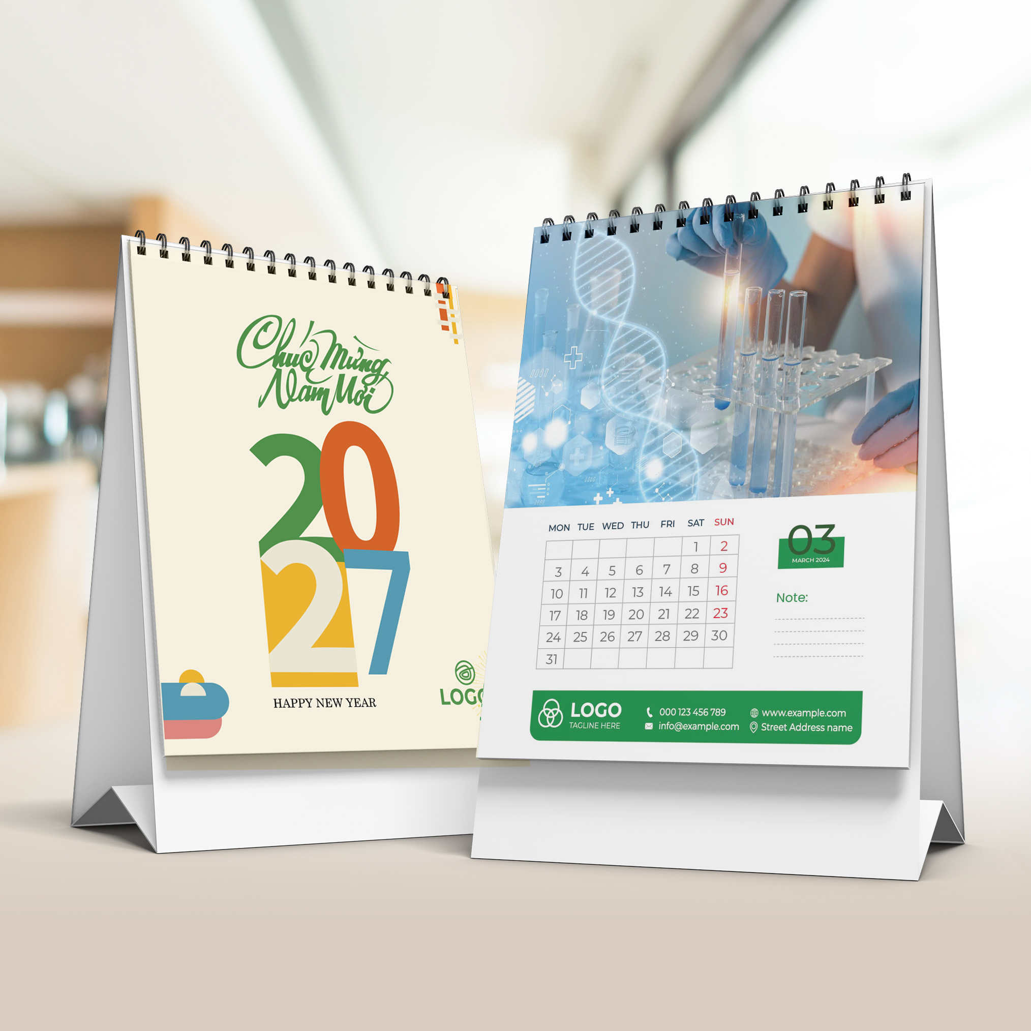 LỊCH ĐỂ BÀN 2026_ MẪU ĐỨNG