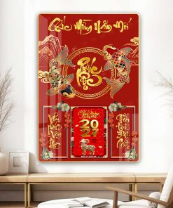 CÁ LỘC_LỊCH GỖ TRÁNG GƯƠNG